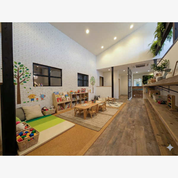 キッズスペースも完備。ご家族で遊びに来てくださいね! | ジャストホーム 久留米住宅展示場